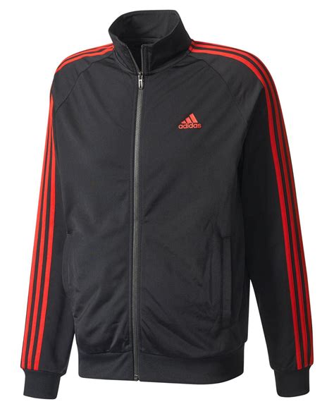 adidas jacket red and black.